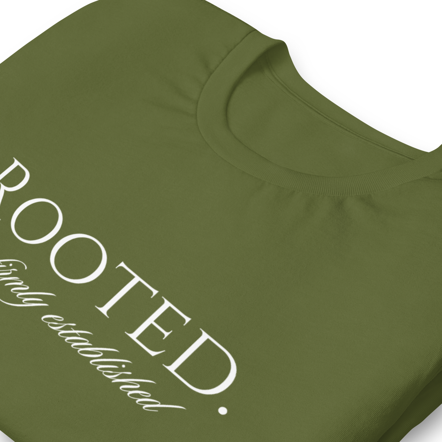 Rooted. (& I Pray) T-Shirt - White print (Multiple Colors)