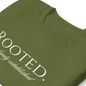 Rooted. (& I Pray) T-Shirt - White print (Multiple Colors)