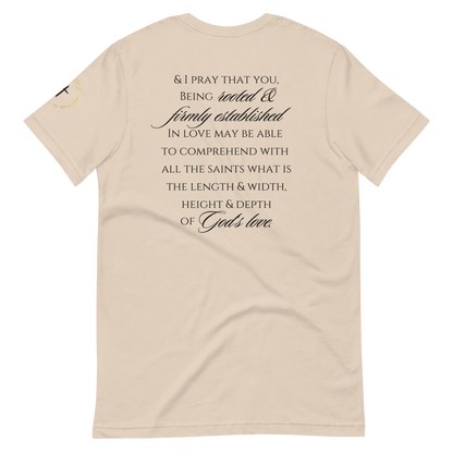 Rooted. (& I Pray) T-Shirt - Soft Cream