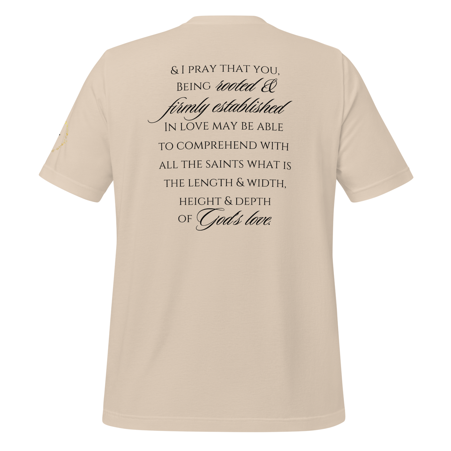 Rooted. (& I Pray) T-Shirt - Soft Cream