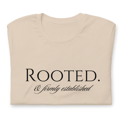 Rooted. (& I Pray) T-Shirt - Soft Cream