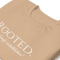 Rooted. (& I Pray) T-Shirt - White print (Multiple Colors)