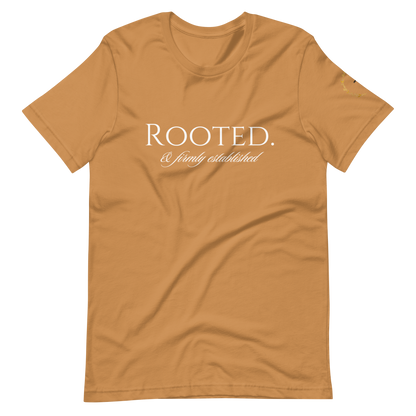 Rooted. (& I Pray) T-Shirt - White print (Multiple Colors)