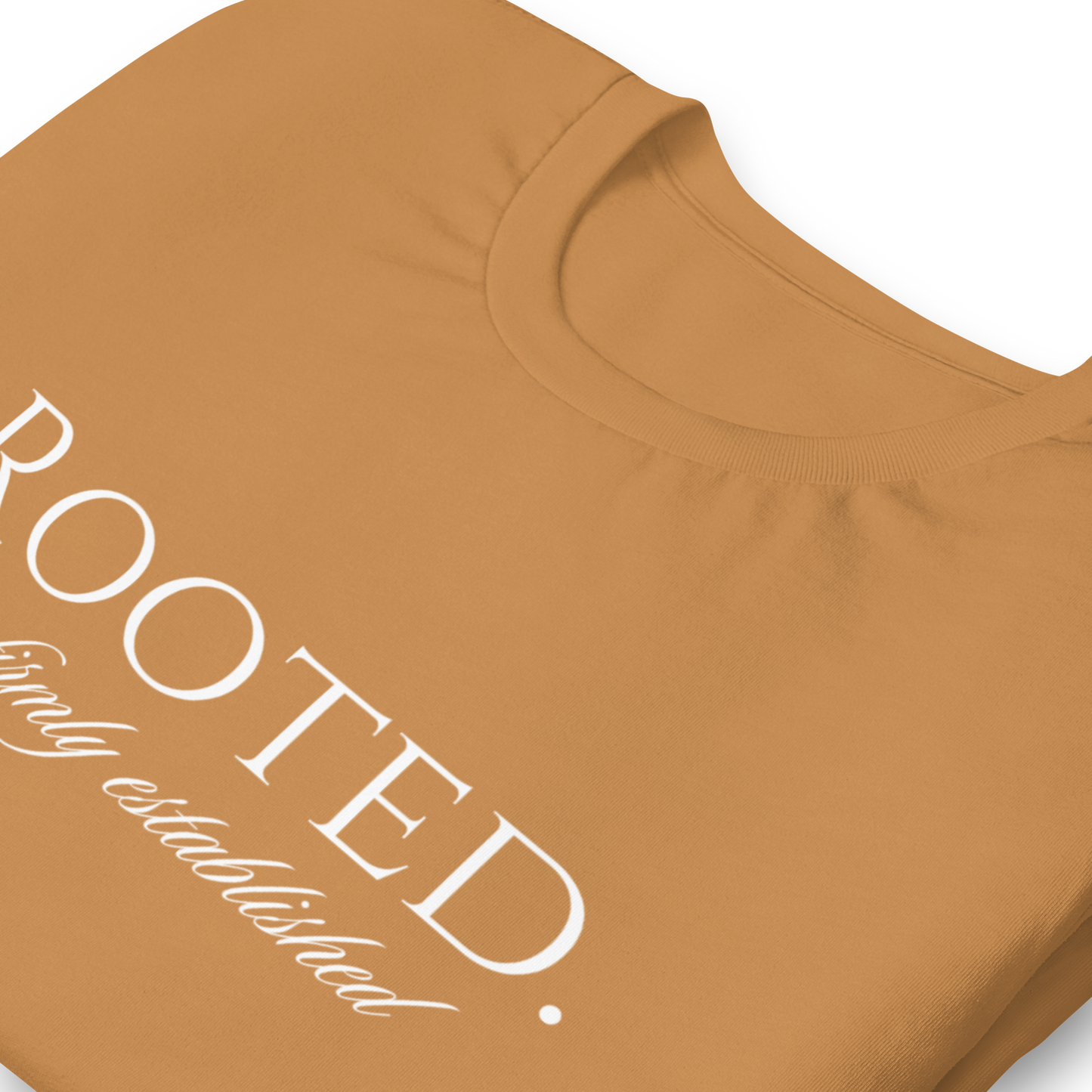 Rooted. (& I Pray) T-Shirt - White print (Multiple Colors)