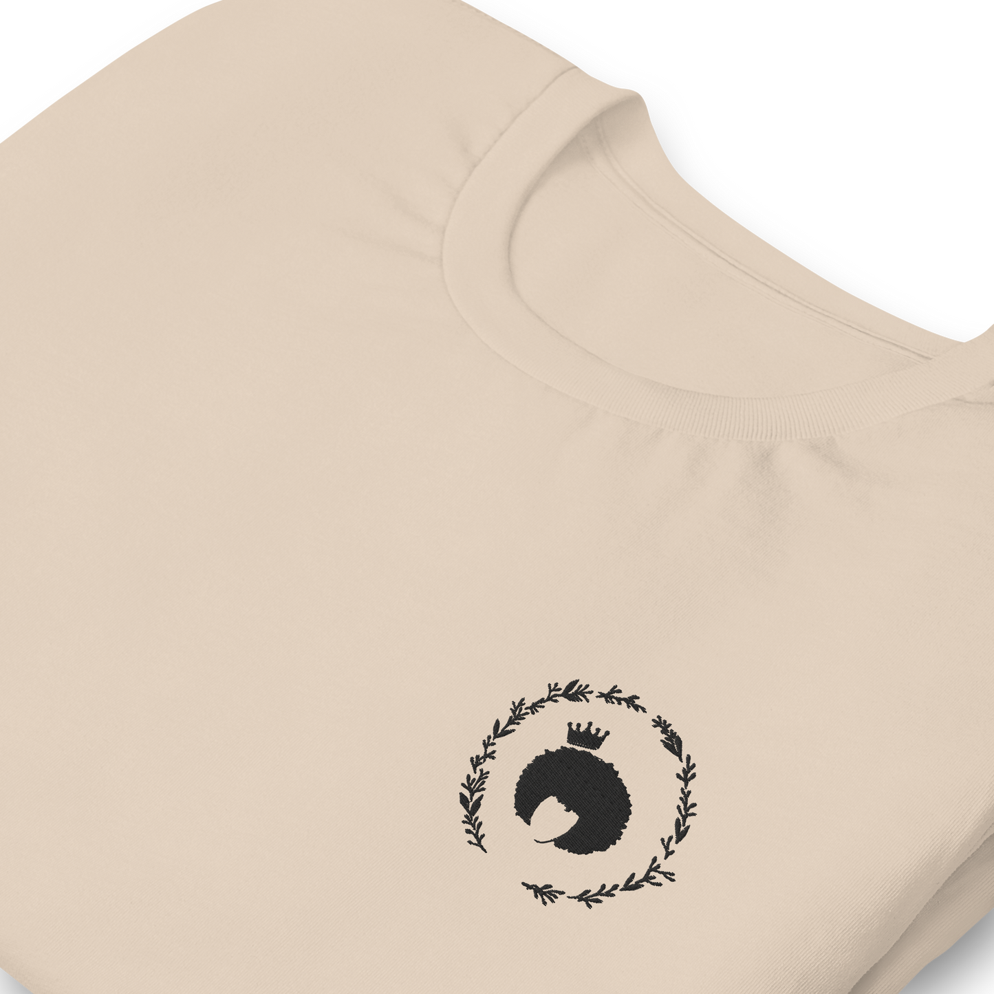 Queen Naturals Embroidered Logo Shirt - Soft Cream