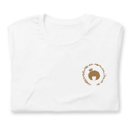 Queen Naturals Embroidered Logo Shirt - White